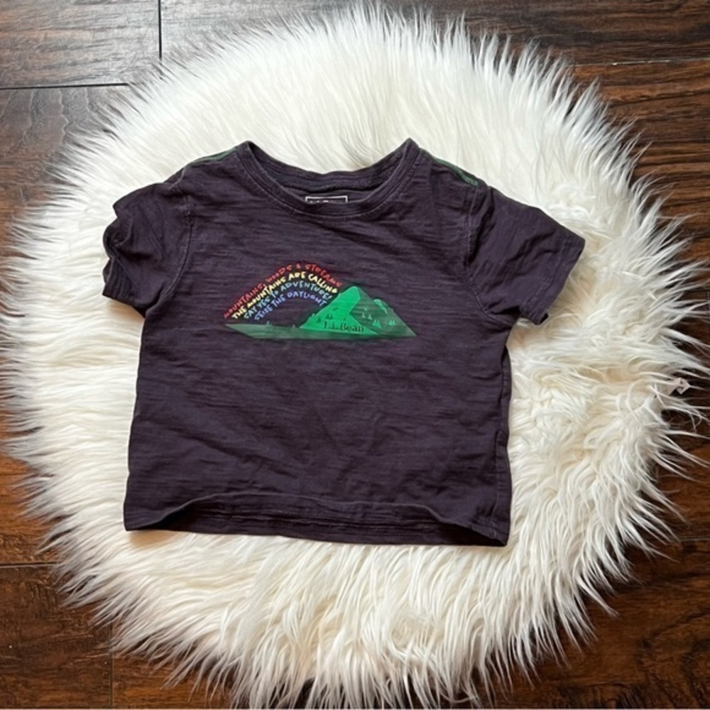 L.L.Bean 2T 100% Cotton Purple T-Shirt